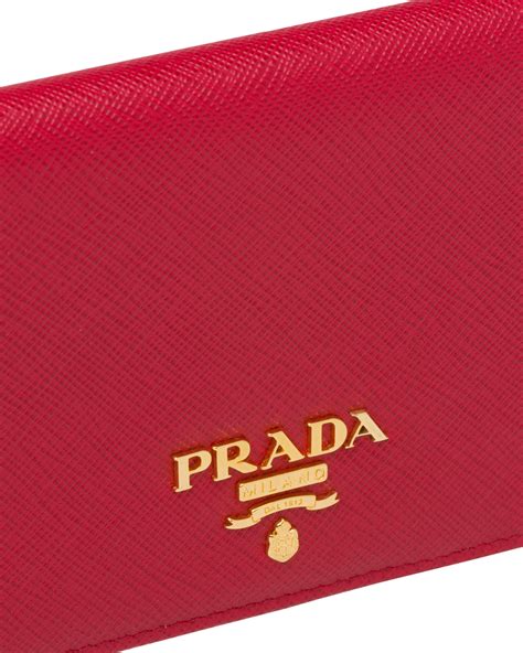 prada passport wallets|Prada saffiano card wallet.